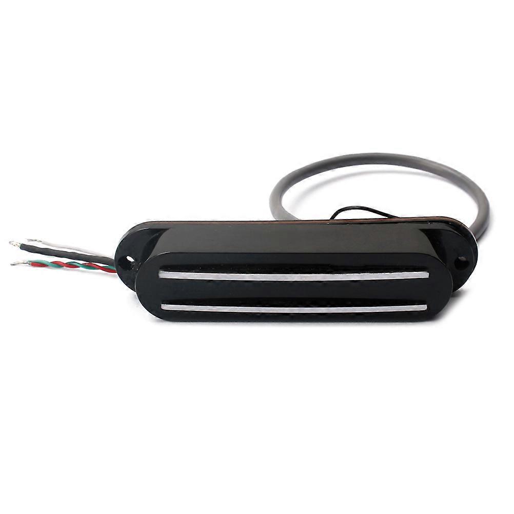 Guitar Pickup Dual Coil 4 Wires Humbucker Neck Replacement Part for Guitar Use Black