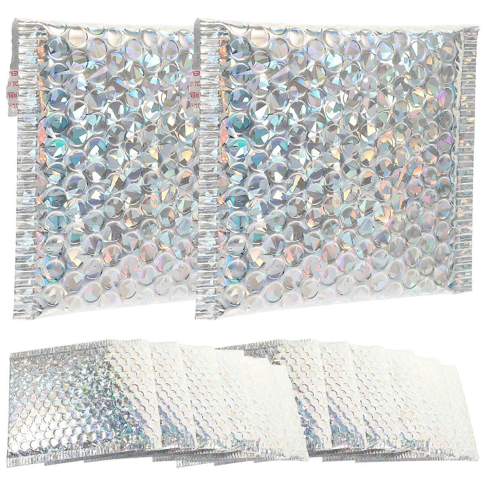 20 قطعة أكياس تغليف متعددة الوظائف للملابس 5.89X5.50X0.39in أكياس امتصاص الصدمات الطباعة المقاومة للدموع