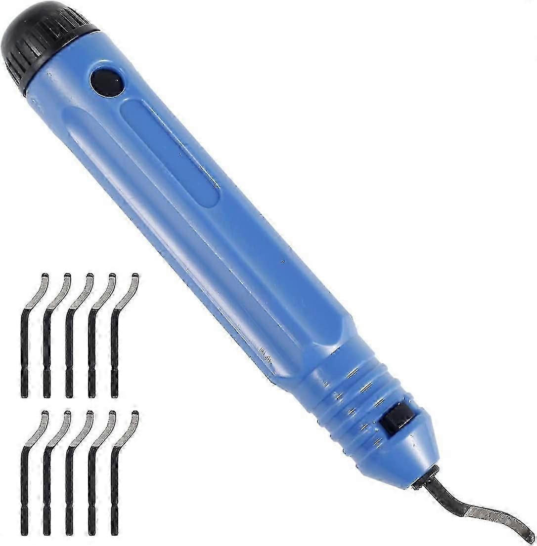 2025 Deburring Tool Kit Hand-held Ergonomic Deburring Cutter Precision Edge Burr Remove Tool With 10pcs Replacement Blades For 3d Printing Resin Art M