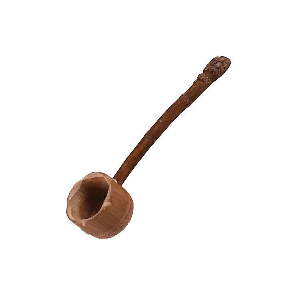 Bamboo Utensils Long Handle For Home Cooking Transfer Liquids 22X5.5Cm 1Pc