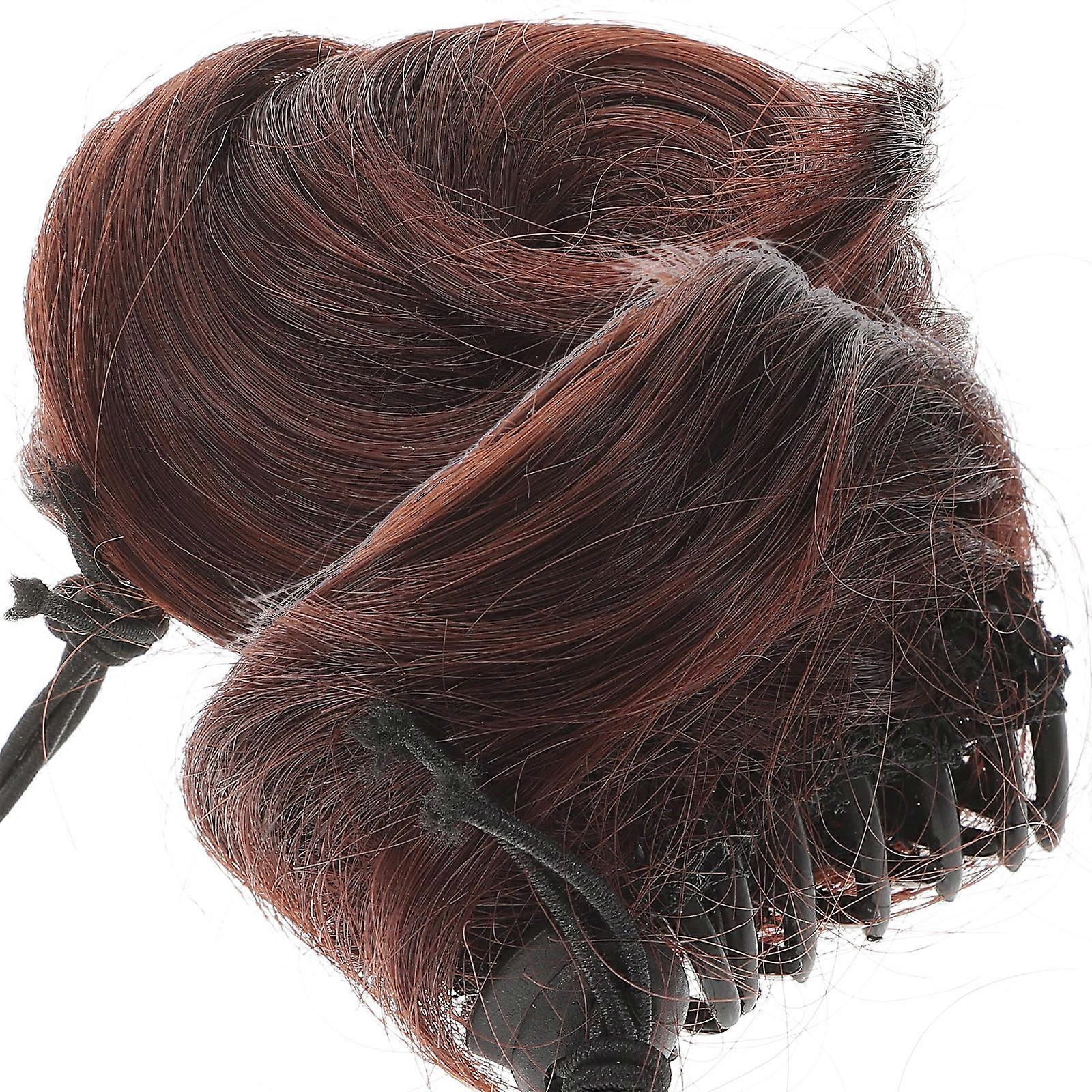 Multi Color High Temperature Silk Hair Bun Maker Easy to Use for Wedding and Daily Hairstyles 2Pcs