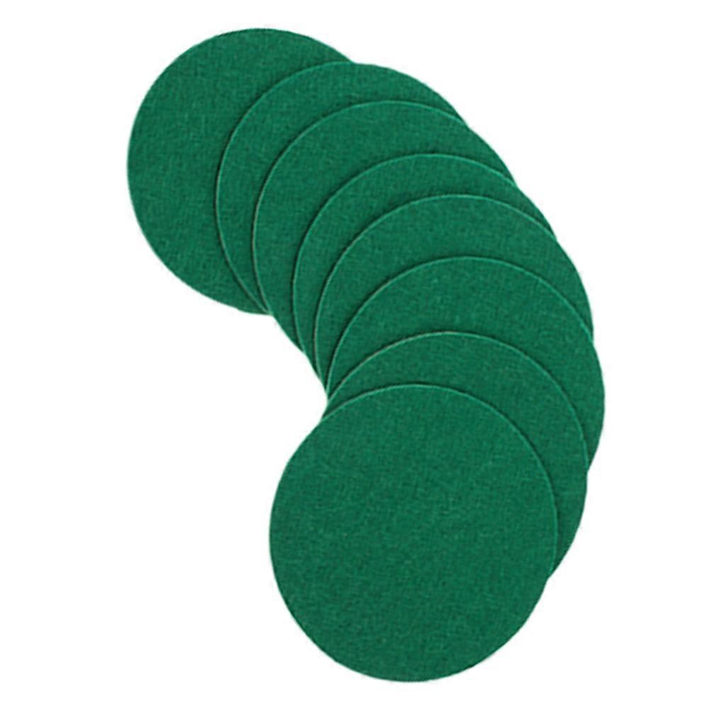 8 Pack Replacement Table Hockey Patches Thick Felt Pusher Pads for Air Hockey Tables Durable Sliding Accessories