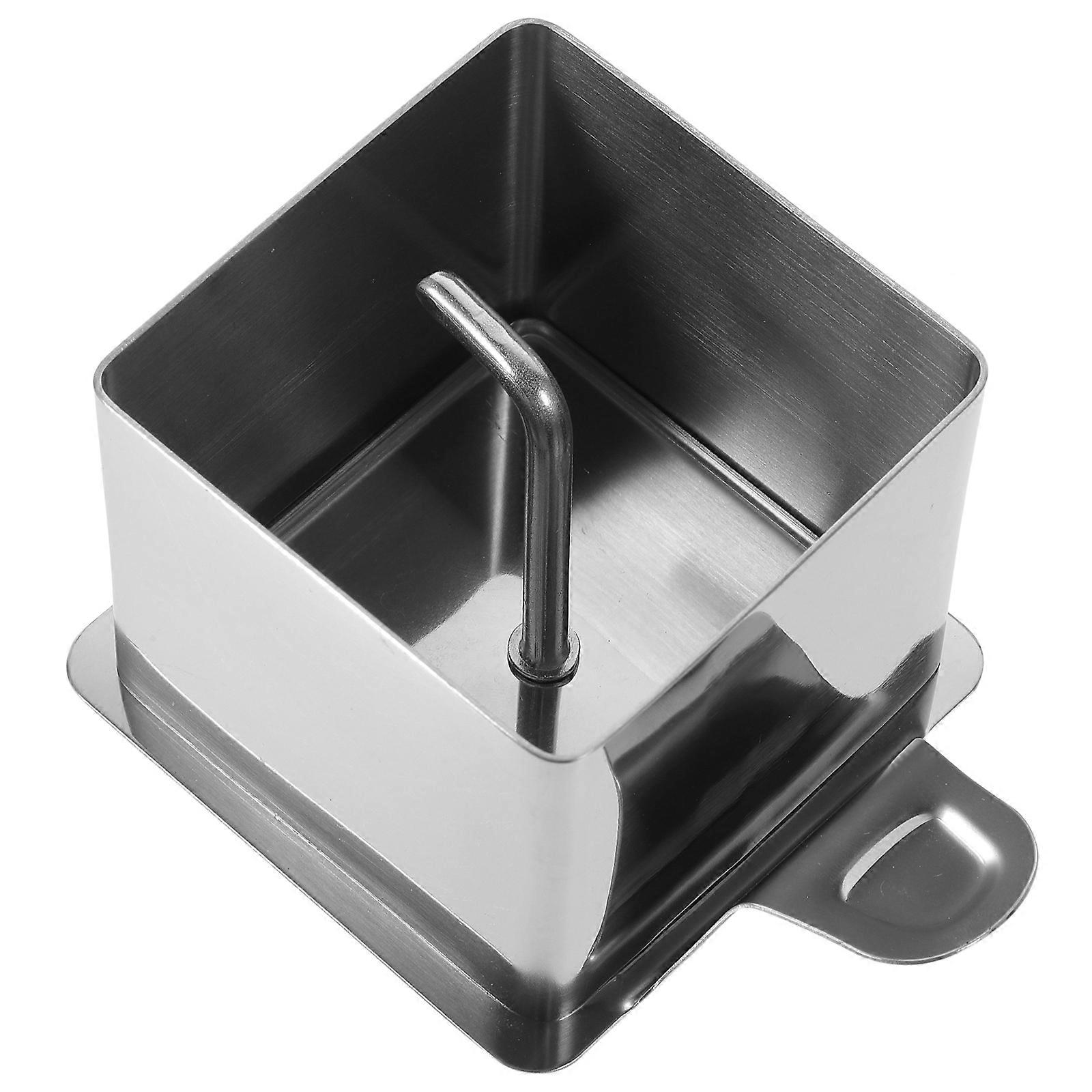 Stainless Steel Cake Mold Designed For Practical Use 1 Set Suitable For Adults And Elderly During Holidays 2.8X2.8X2.4in