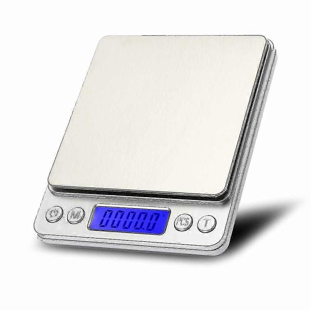 I2000 Mini Digital Scale, 3kg Stainless Steel Platform