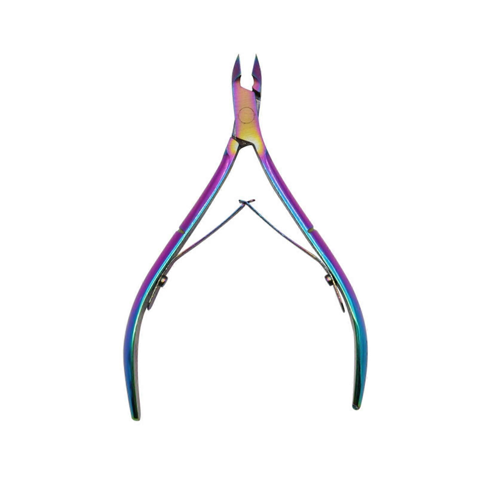 Stainless steel cuticle nipper, for removing dead skin, colorful, multiple designs, easytouse care tool.