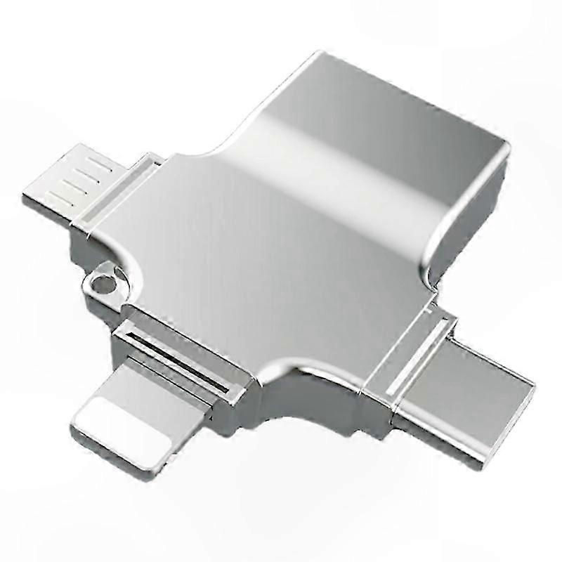 4-in-1 USB 3.0 Micro SD Card Reader Adapter for Multiple Devices
