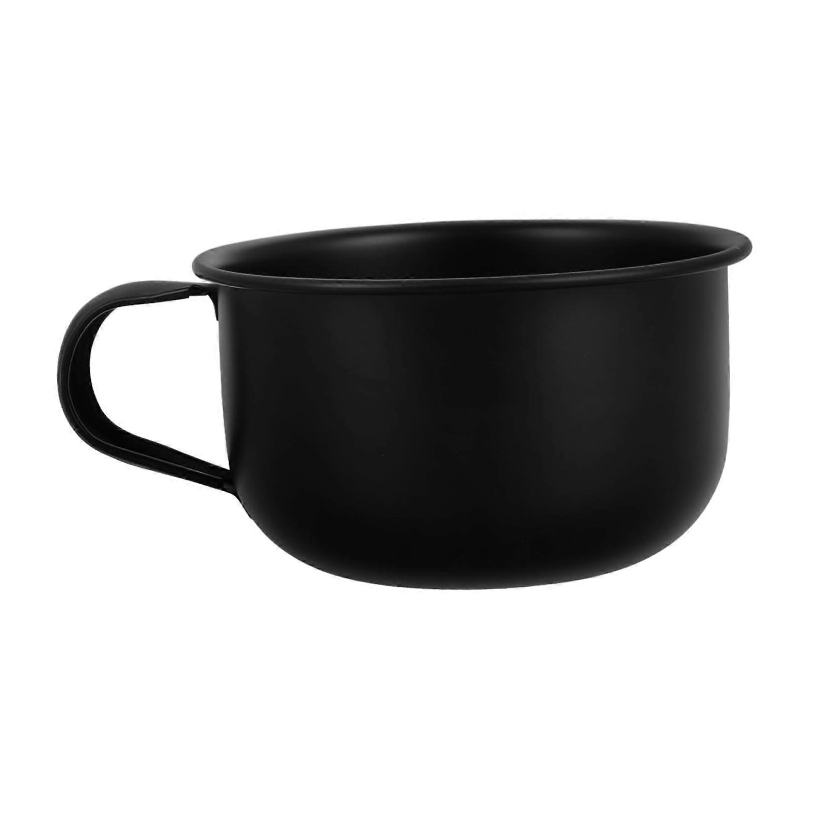 Shaving soap bowl with practical ergonomic design for rich, versatile use in grooming appearance