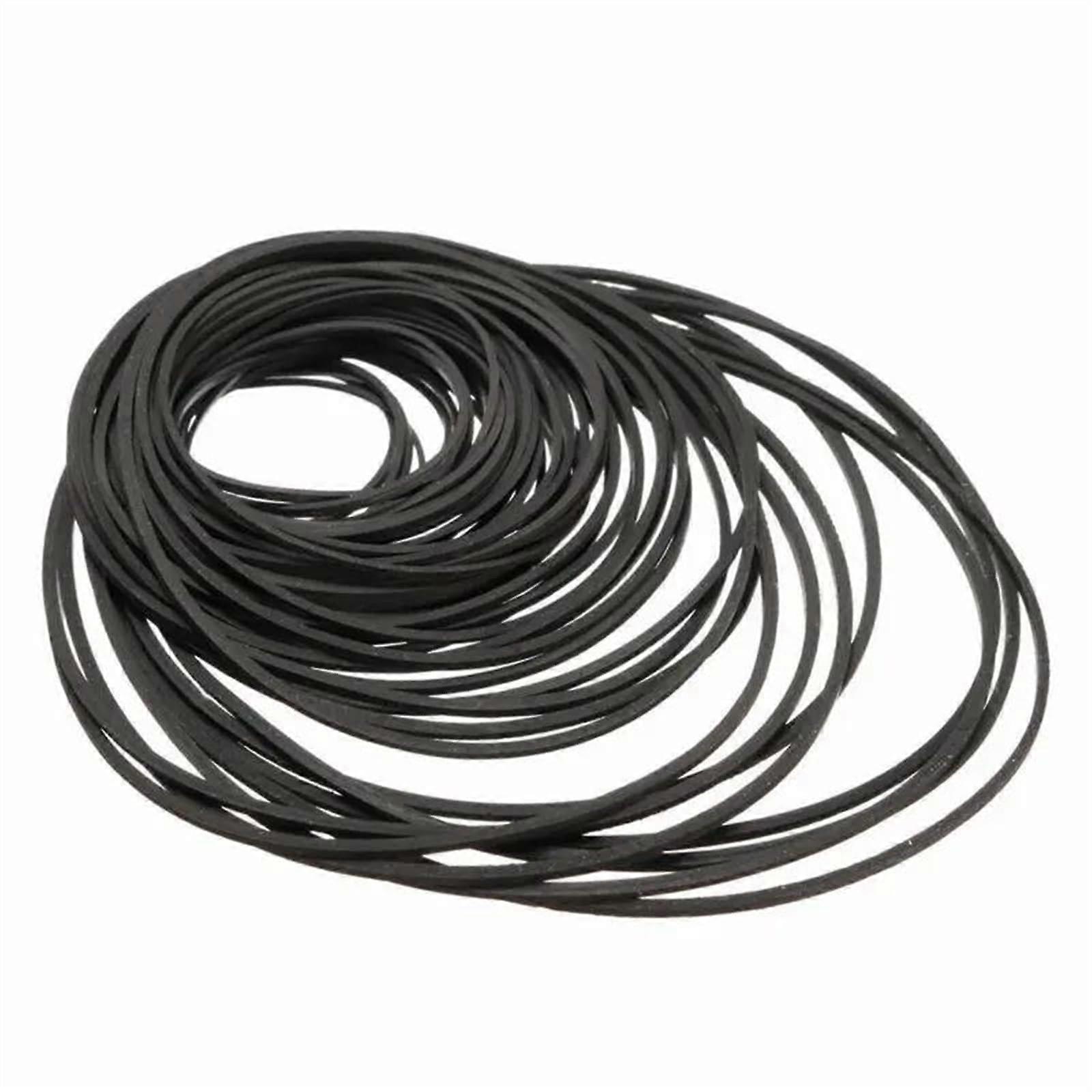 Drive Belt Universal V-Belt For Cassette Tape Drives, 40x130mm, 50 Pcs, Durable Timing Belt Set
