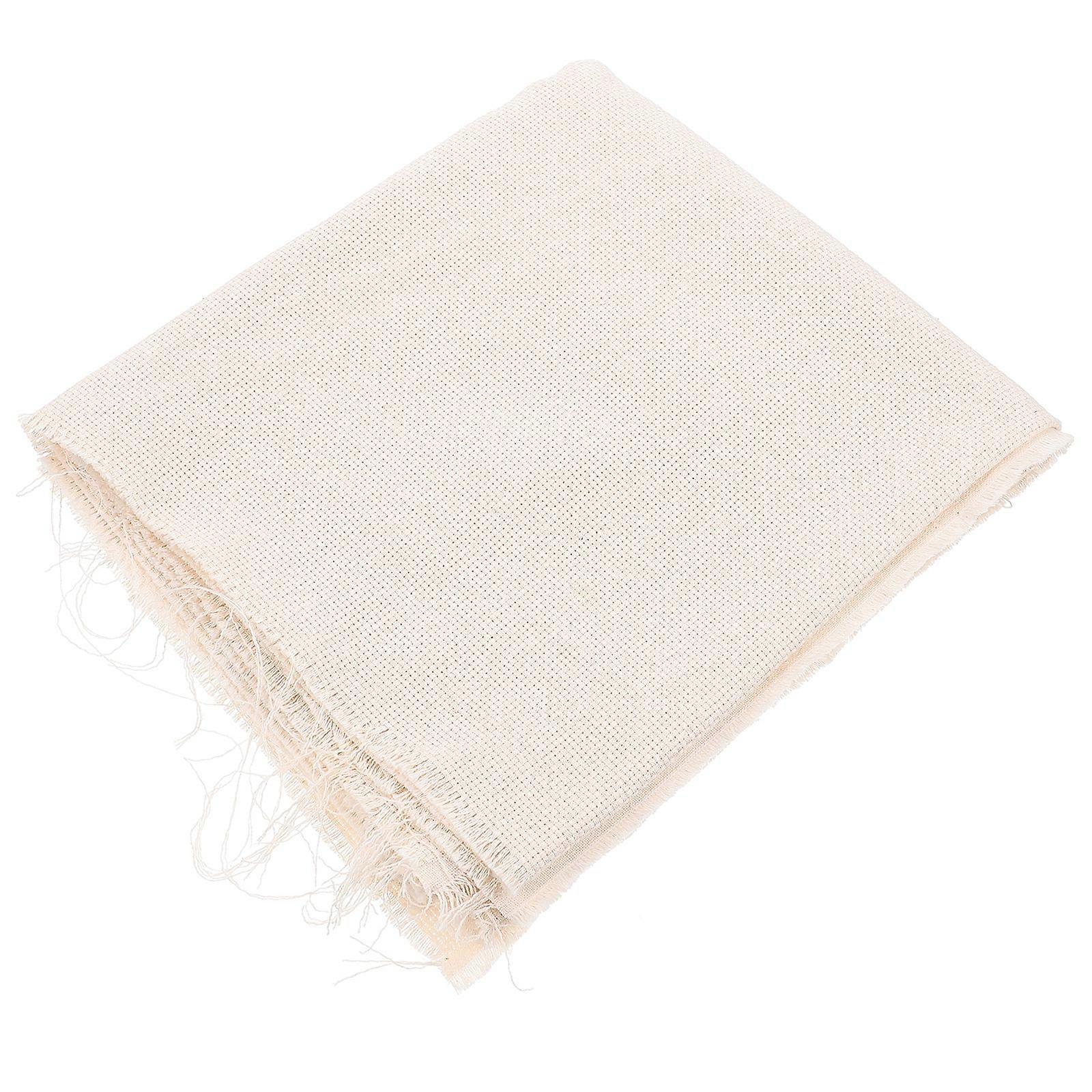Russia Embroidery Cloth White for Home Needlework Stitching 1Pc