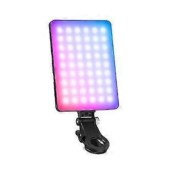 VL67C RGB Selfie Light with APP Control, 94 LED Camera Light, Portable Front & Back Phone Clip