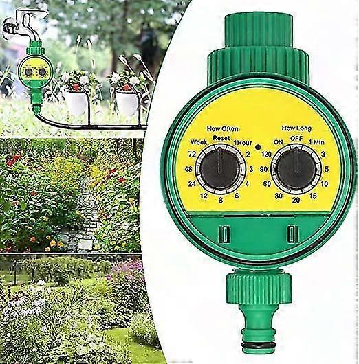 Smart LCD Water Timer for Garden Hose, Automatic Irrigation System Controller for Lawn, Greenhouse, Balcony & Agriculture