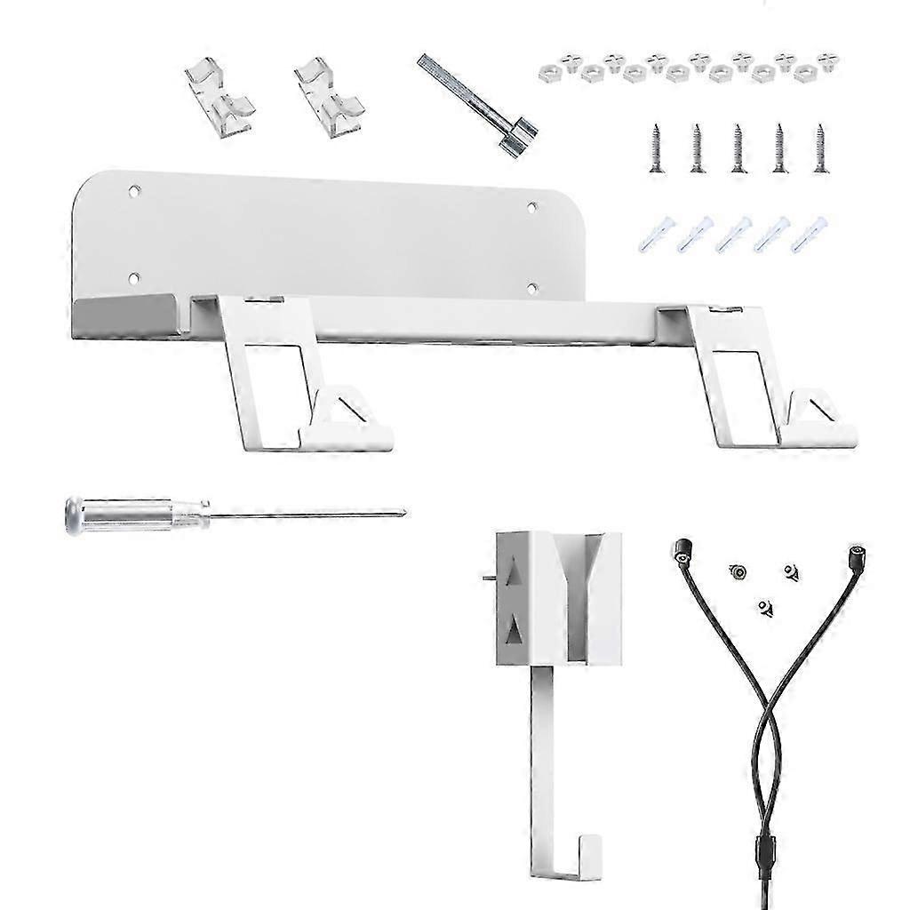 Wall Mount Bracket forPS5 Multifunction Game Host Rack Storage Bracket Stand for Controller Headphone Anti-Slip Holder