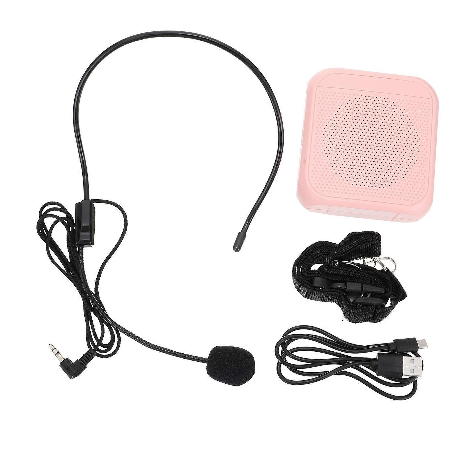 Portable Voice Amplifier Set for Teachers & Tour Guides – Wireless Sound Equipment with Long Battery Life, Compact Design, and Mobile Playback