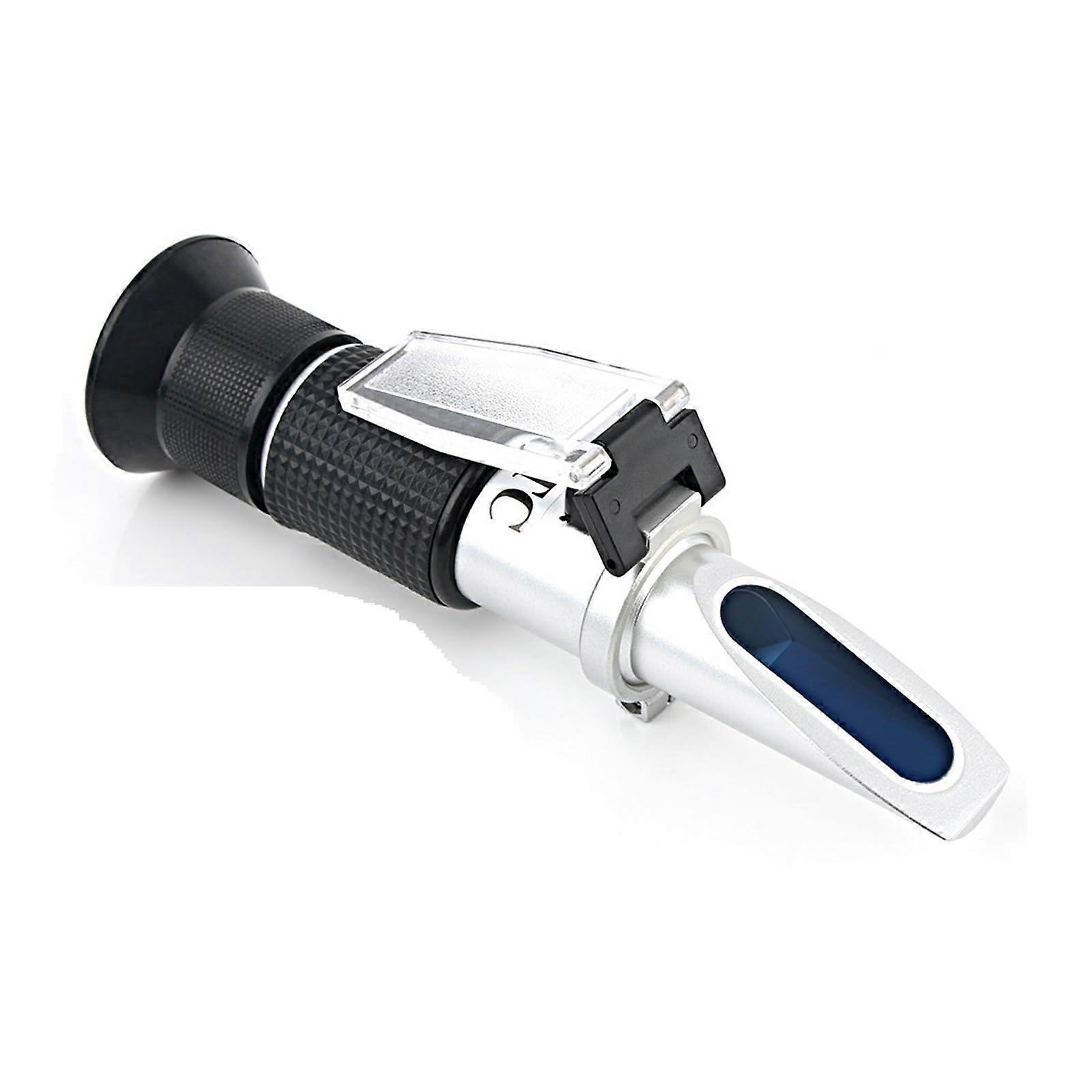 Brix Refractometer, 050% Fruit Juice Milk Tea Sugar Meter ATC Handheld