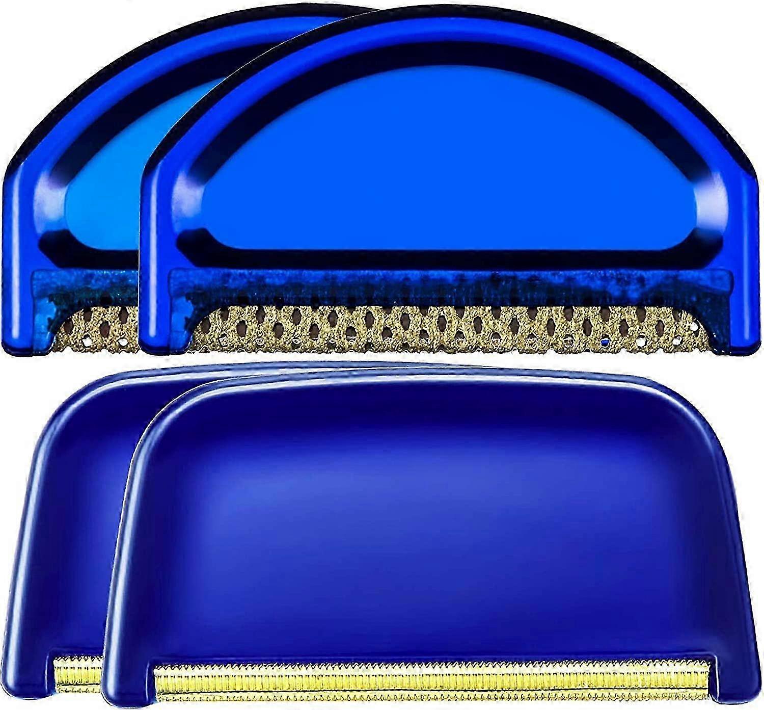 Lint Remover Kit for Sweaters: Fabric Shaver, Wool Comb, and Cashmere Tool to Remove Pills and Fuzz (Blue)