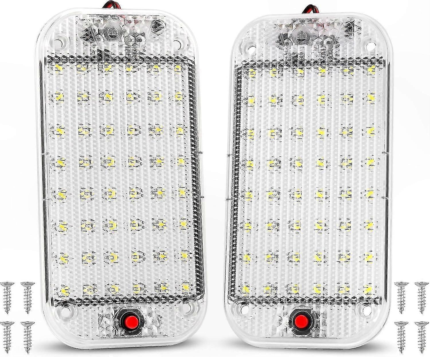 Super Bright Ceiling Dome Light for RVs, 12V-85V, 800 Lumens, ON/OFF Switch, Interior Lighting Solution