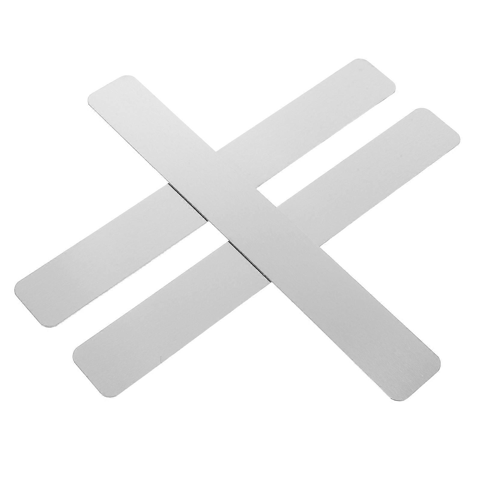 Magnetic Metal Strip Bulletin Board for Office Organization Iron on Wall 3Pcs
