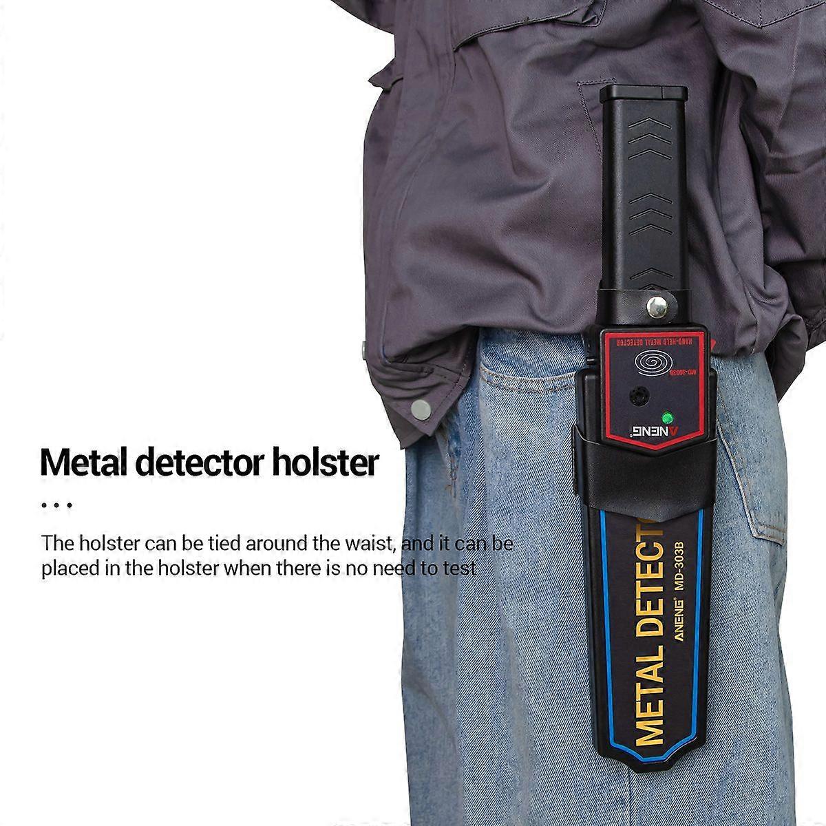 ANENG MD-303B Metal Detector Portable Metal Finder Professional Security Detector High Sensitivity Safety Inspection Tool Examination Hall Airport War