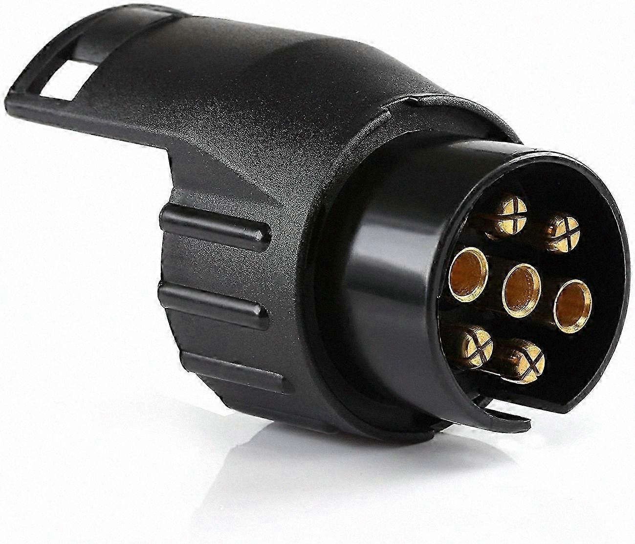7 Pin to 13 Pin Towing Adapter, Universal Trailer Plug Connector, Waterproof Design for Vehicle Use