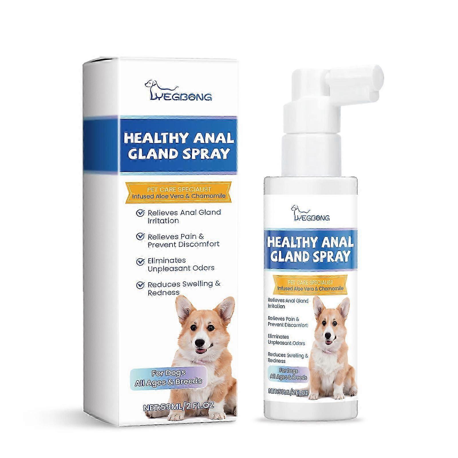 Spray do usuwania zapachów gruczołów odbytu dla psów z miętą pieprzową i olejkiem z drzewa herbacianego - Fresh Clean Care for Pets