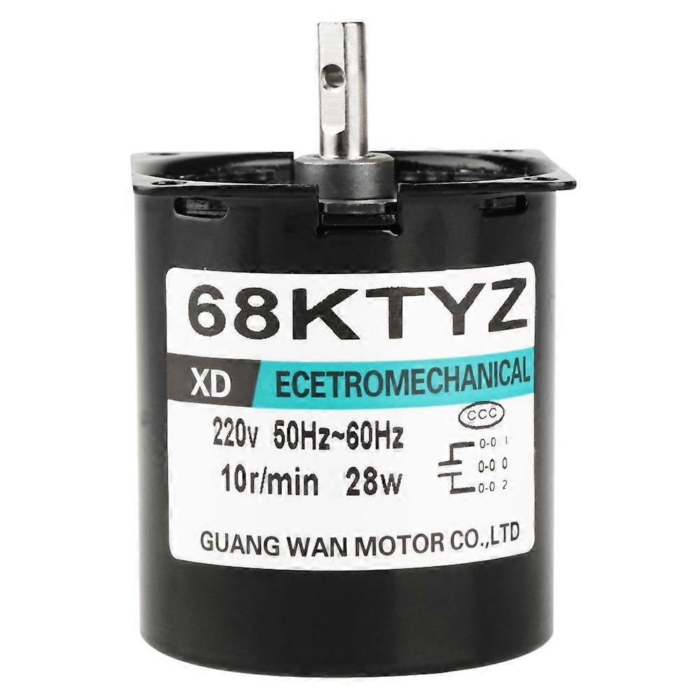 AC220V 28W Miniature Permanent Magnet Synchronous Motor CW/CCW(10rpm)