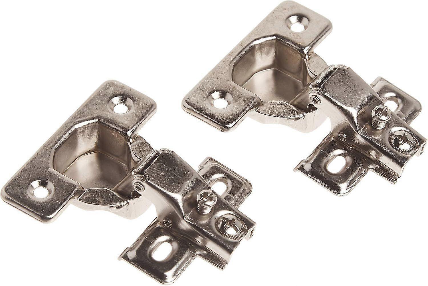 (2-Pack) 35mm Cabinet Hinges 100 Degree 5/8' Overlay for