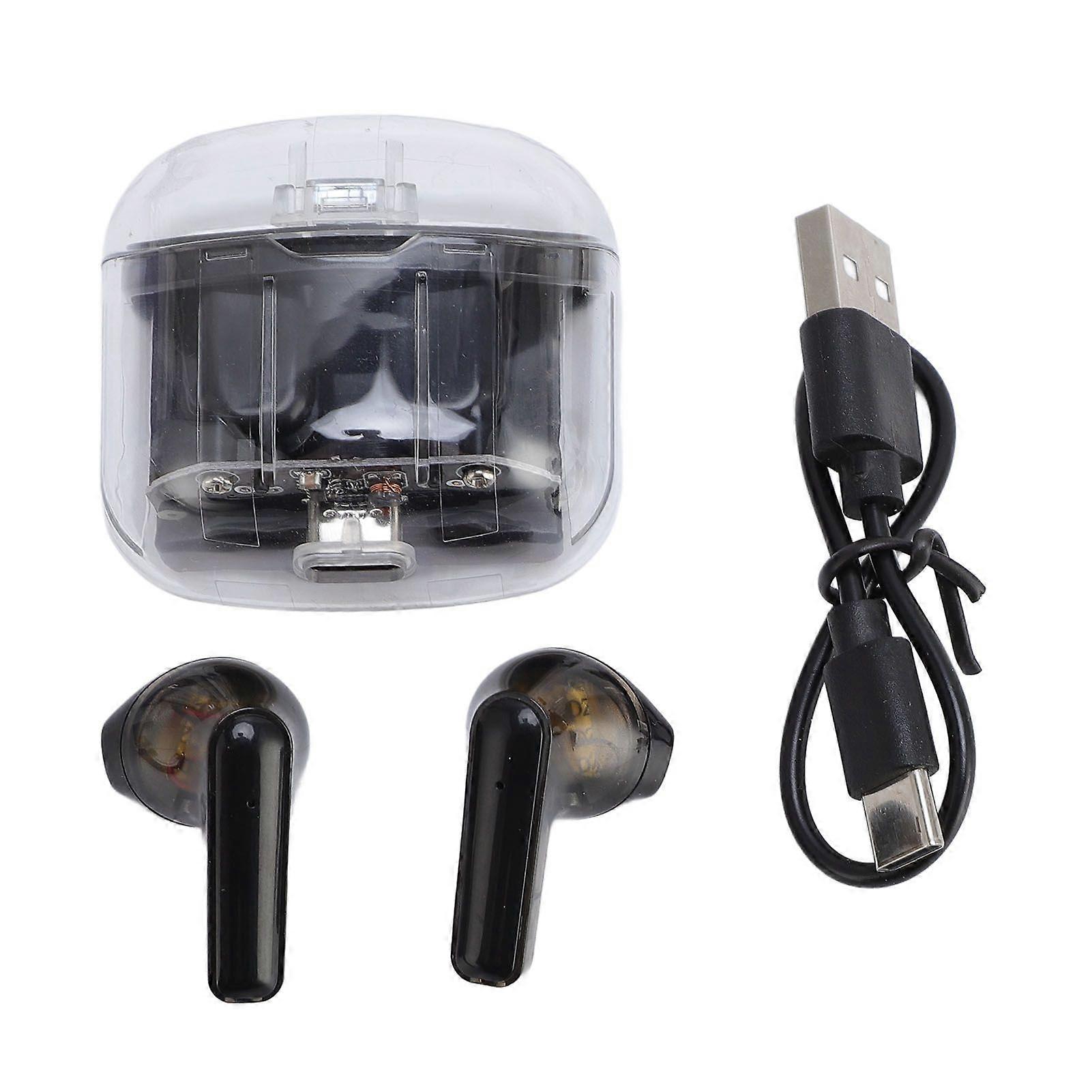 Translation Earbuds with APP 3 Modes 144 Languages Bluetooth 5.3 Real Time 2 Way Language Translator Earbuds for Music Calls Gaming Black