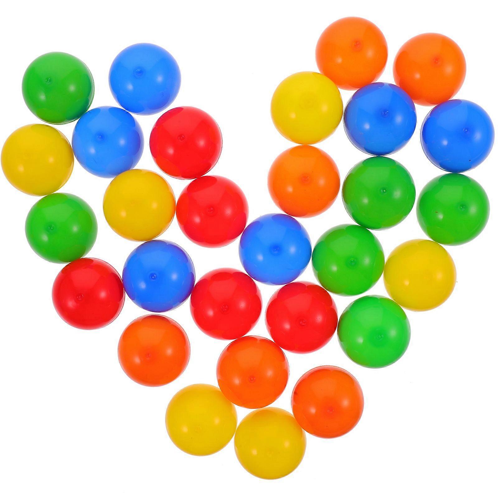 20Pcs Activity Lottery Balls Small Funny Colorful Activity Hollow Balls