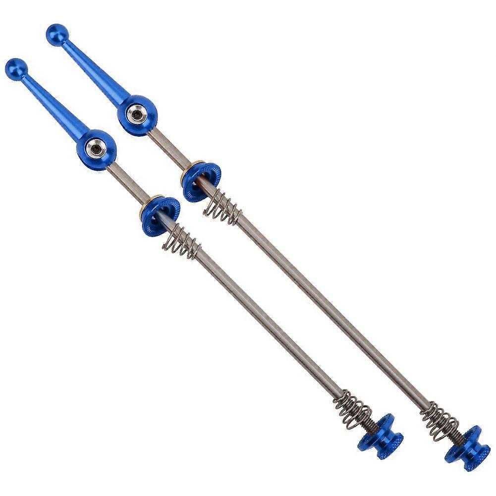 Quick Release Skewer Lever Mountain Bike Titanium Shaft Titanium Alloy Folding Wheel Setblue