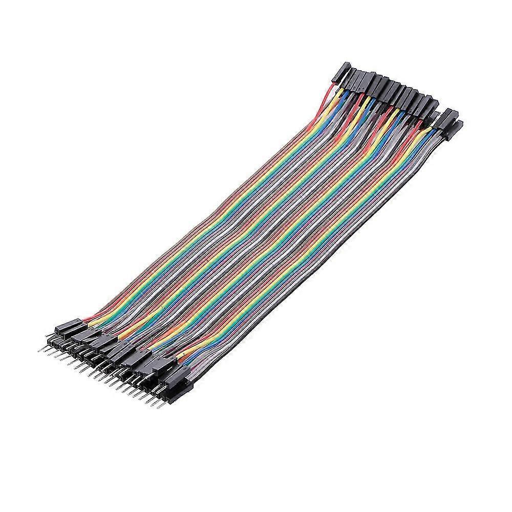 Breadboard Jumper Wires Male to Female Dupont Cable for Arduino Multicolored Ribbon Cables 40Pin 20c