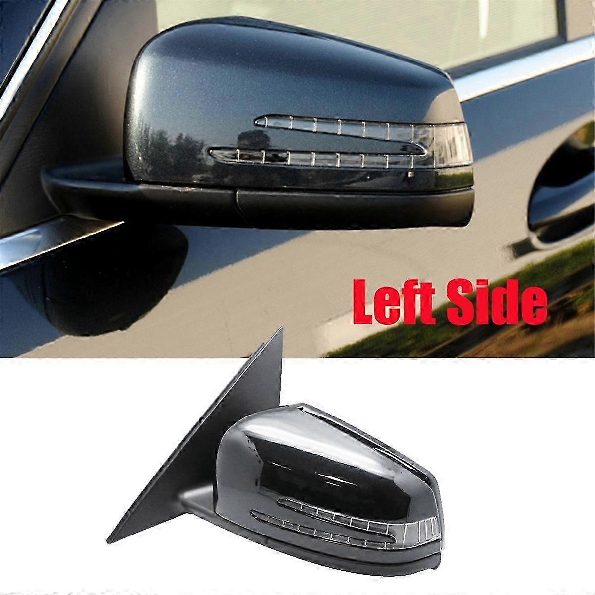 Side Mirror Assembly Compatible with W204 C-Class 2011-2014 Folding Feature