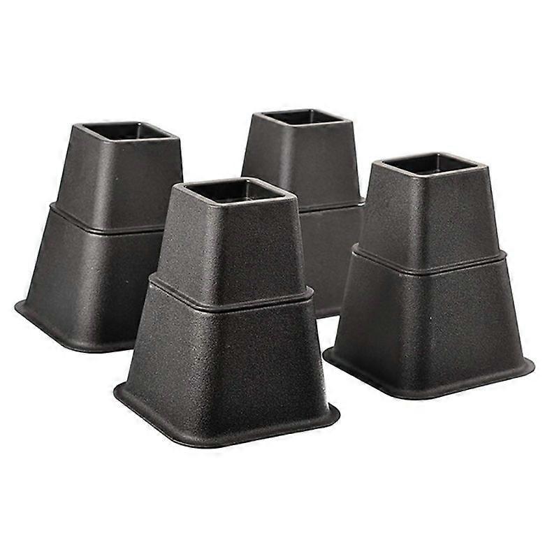 8Pcs Adjustable Bed Risers or Furniture Riser to Create an Additional 3 Inches of Storage Desk or Sofa Lift