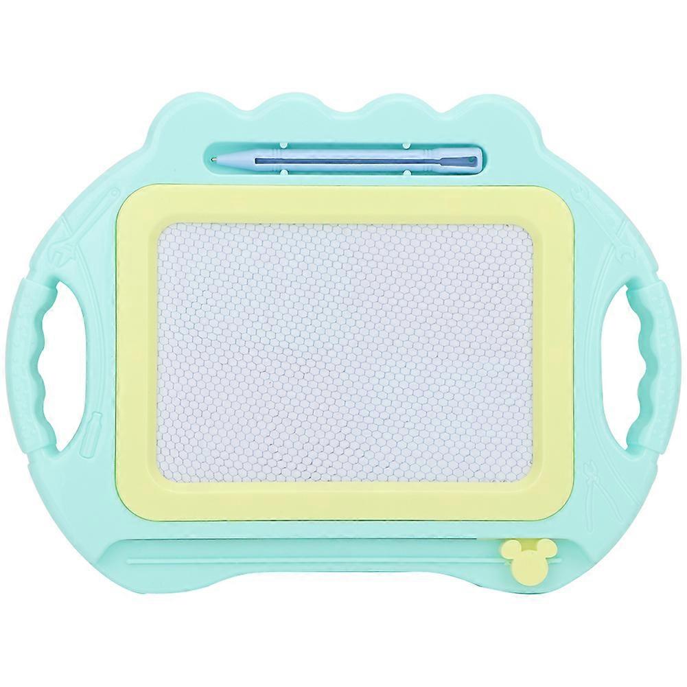 Portable Reusable Colorful Kid Magnetic Drawing Painting Board Early Educational Toy (Blue)