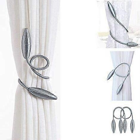 2 Pack Decorative Rope Curtain Clips/Tiebacks Creative Window Drape Twist