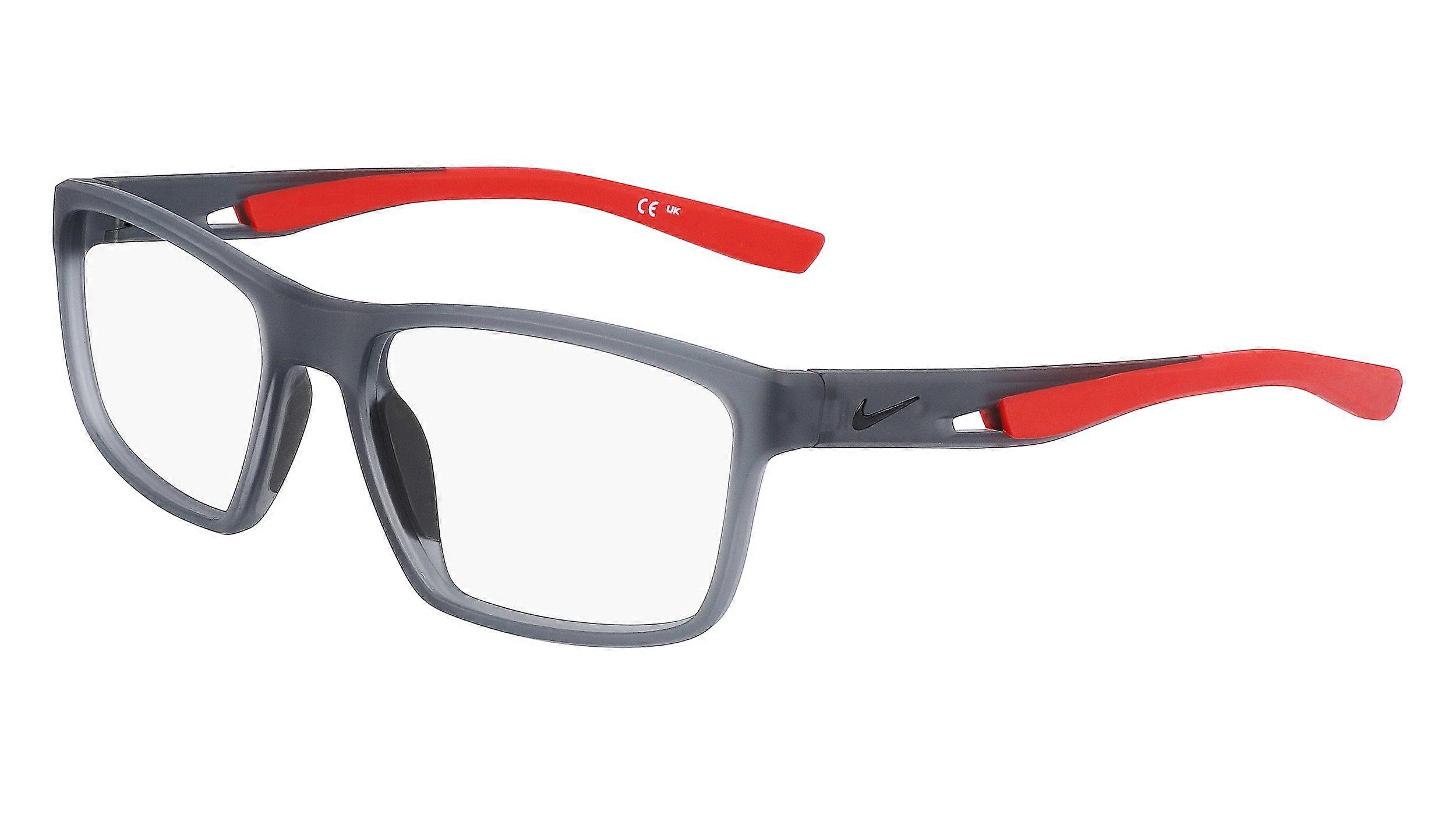 Eyewear Frames NIKE NIKE 7015 N 034 Matte Dark Grey/University Red 55/17/145 MALE