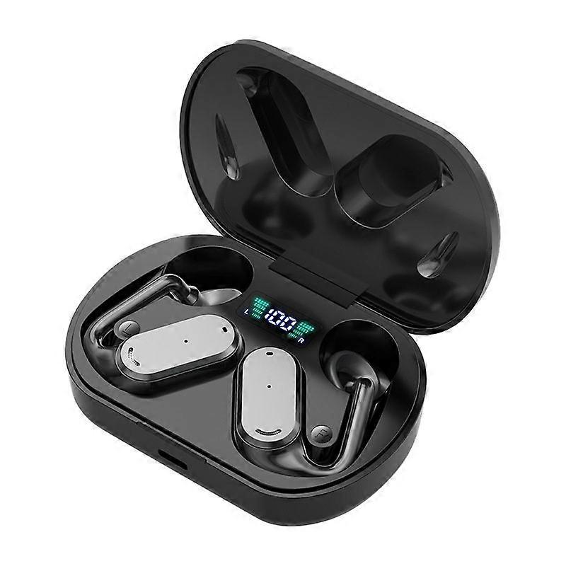 Bluetooth bone conduction headset IPX7 waterproof ENC noise reduction(Black)