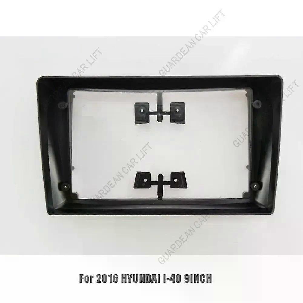 9Inch Car Radio Fascias For 2016 HYUNDAI I-40 Android Stereo Frame Player 2 Din Head Unit Panel Dash Trim With Cable