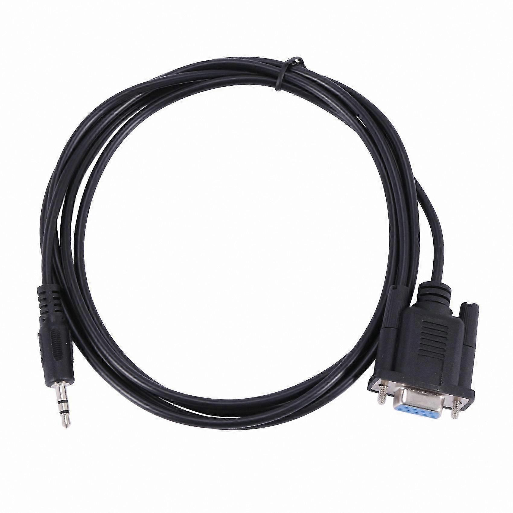 9-Pin VGA Female to 3.5mm Stereo Male Serial Data Cable, 6ft Adapter Cord for o and Video Connection