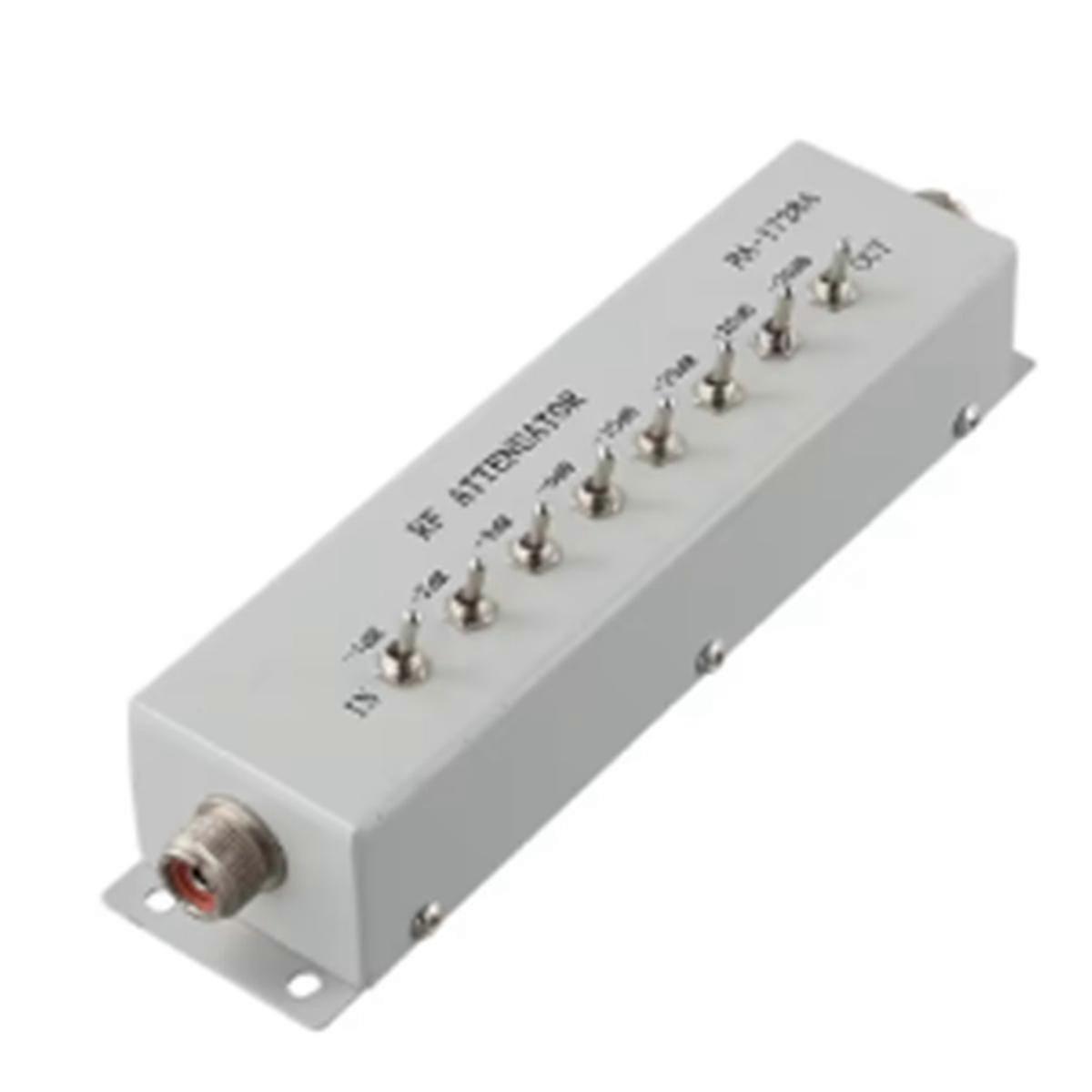 VARIABLE/STEP ATTENUATOR 50 OHM for Ham Radio Transmitter - Practical Metal Tools Acc with 0-82DB Attenuation