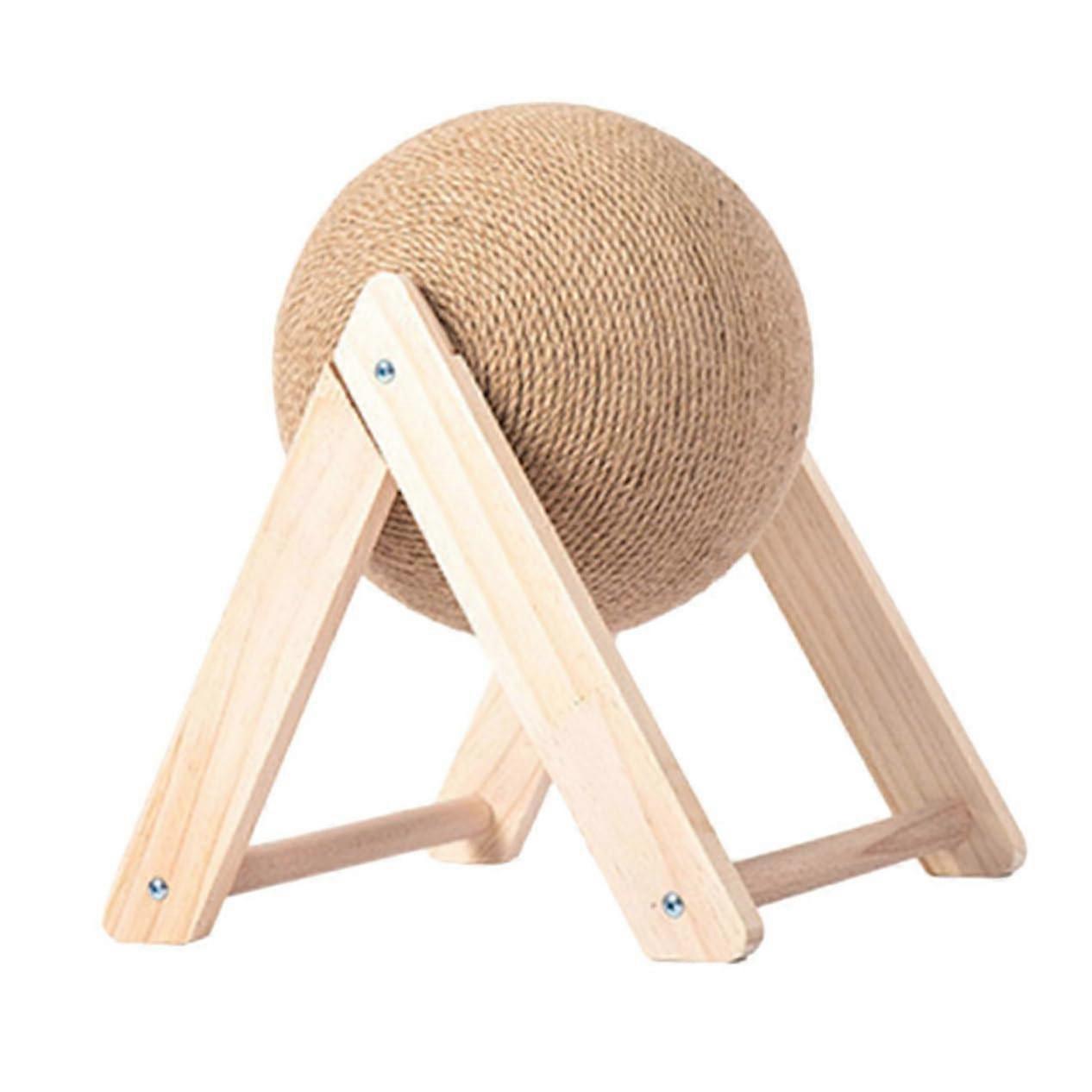 Sisal Cat Scratching Ball For Indoor Cats Interactive Play Globe Scratch And Grind Sphere SkinFriendly