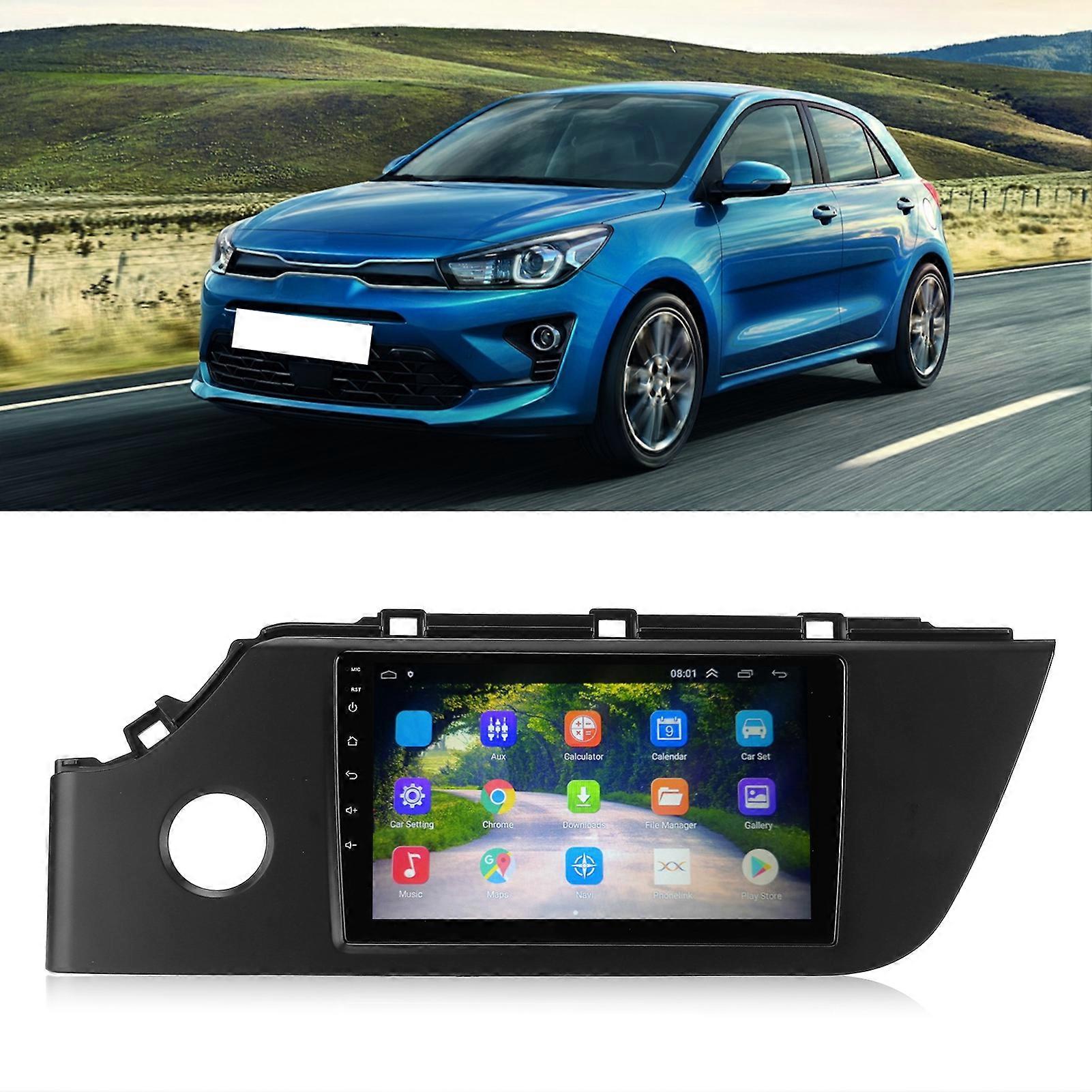 9in Car GPS Navigation Touch Screen Car Multimedia Player for Android System Replacement for Kia RIO 20202021 DC 917V(2+32G )