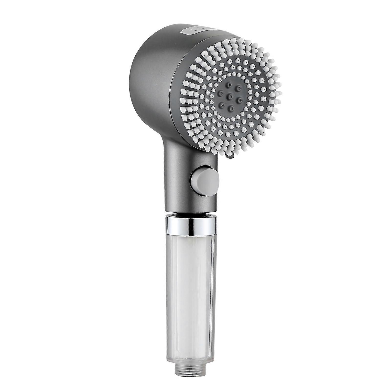 Adjustable High Pressure Shower Head With Filtration System Ergonomic ABS Handheld Shower Spray