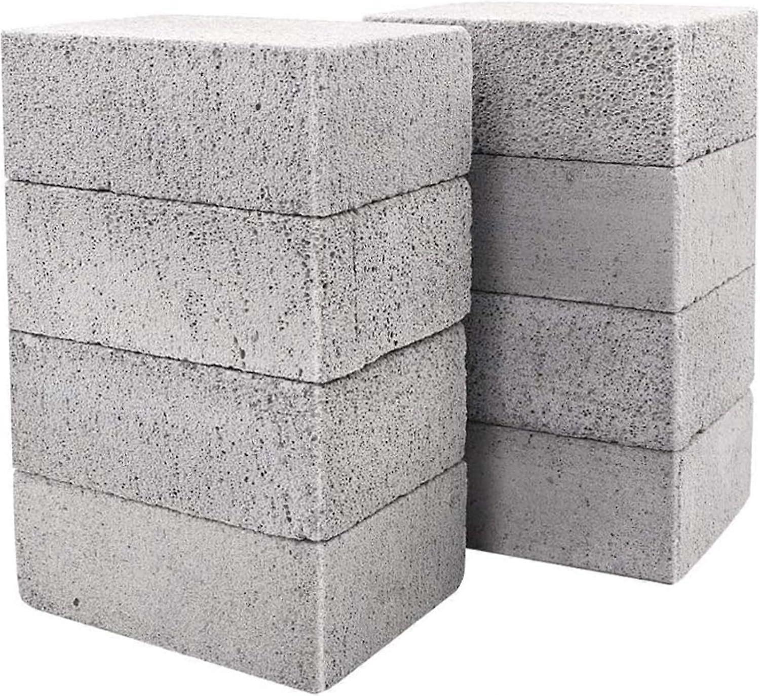 8 Pack Grill Brick & Griddle Stone Cleaning Block, Pumice Stone
