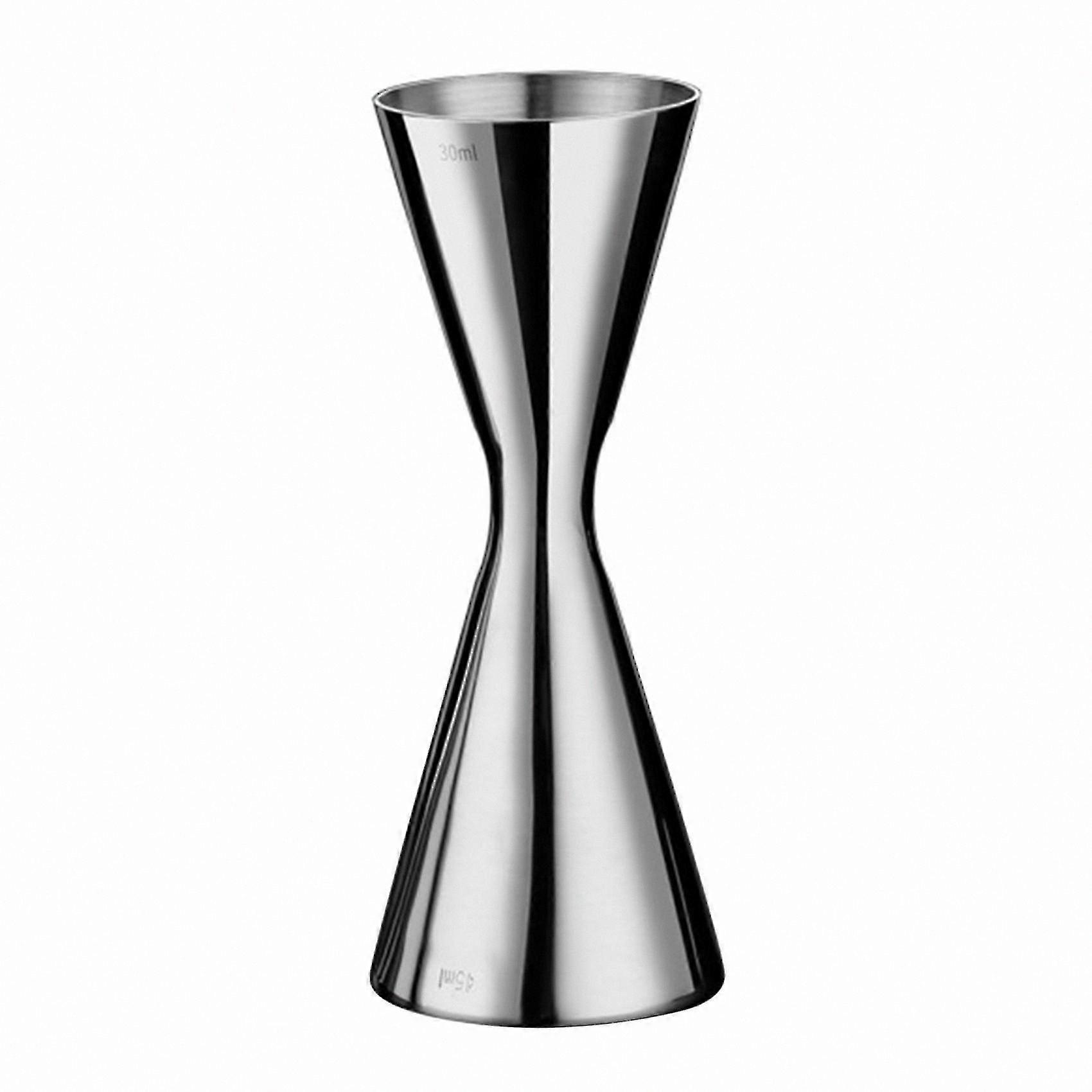 Double-Ended Stainless Steel Measuring Jigger for Bartending, 45ml Cocktail Shaker Tool