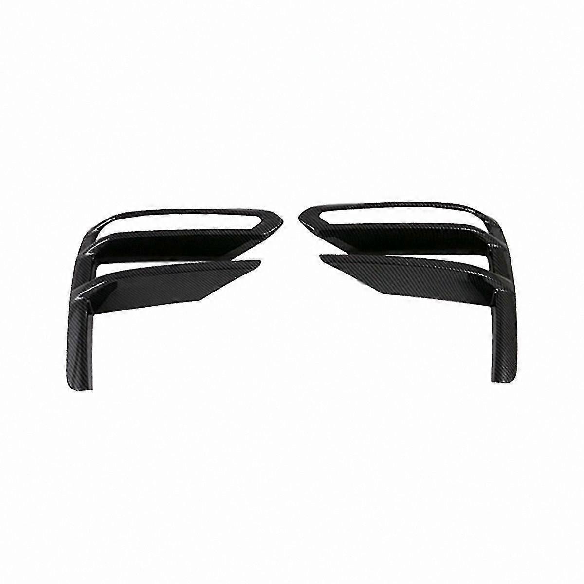 Carbon Fiber Front Fog Light Lamp Cover Bezel for Cerato K3 2019-2021 Vehicle Decorative Trim Accessory