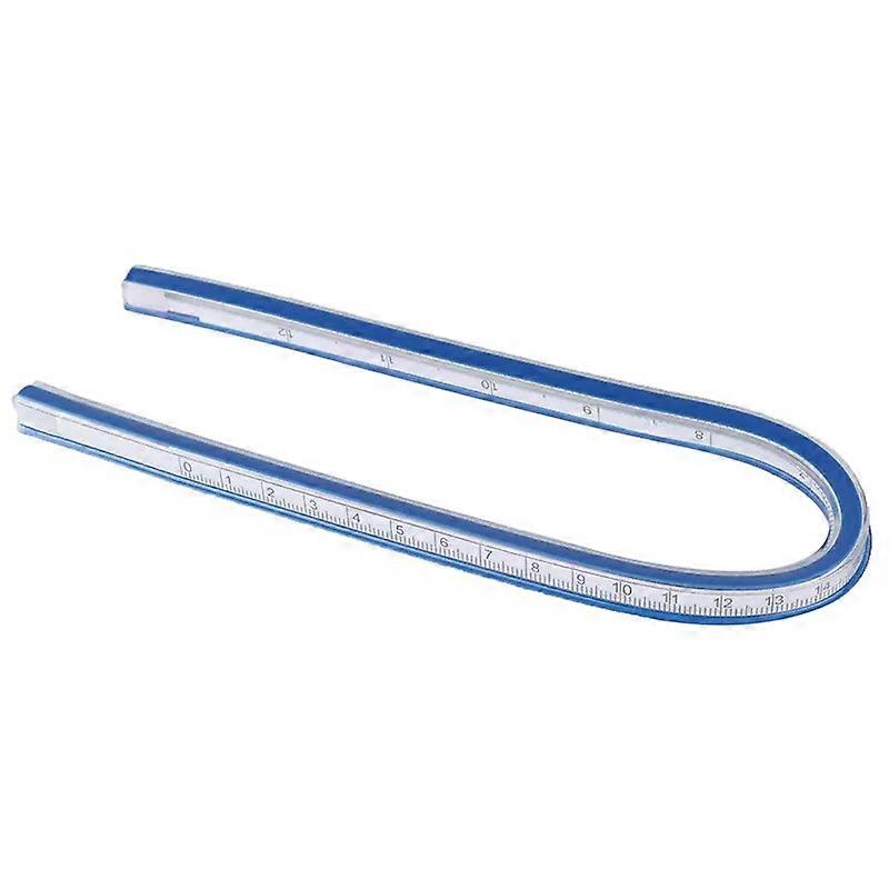 1Pc 30CM Flexible Curve Ruler Drafting Drawing Measure Tool Soft Plastic Tape