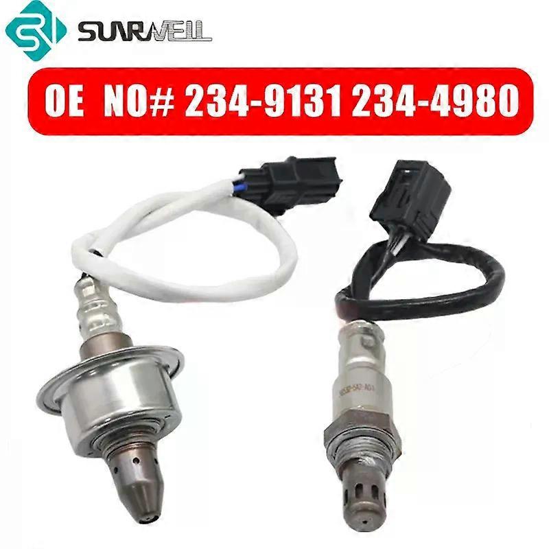 Apply 2PCS 234-9131 234-4980 Car Up&Downstream Set Of 2 Oxygen O2 Sensor Upstream & Downstream For HONDA CRV 2.4L 2015-2016  2349131