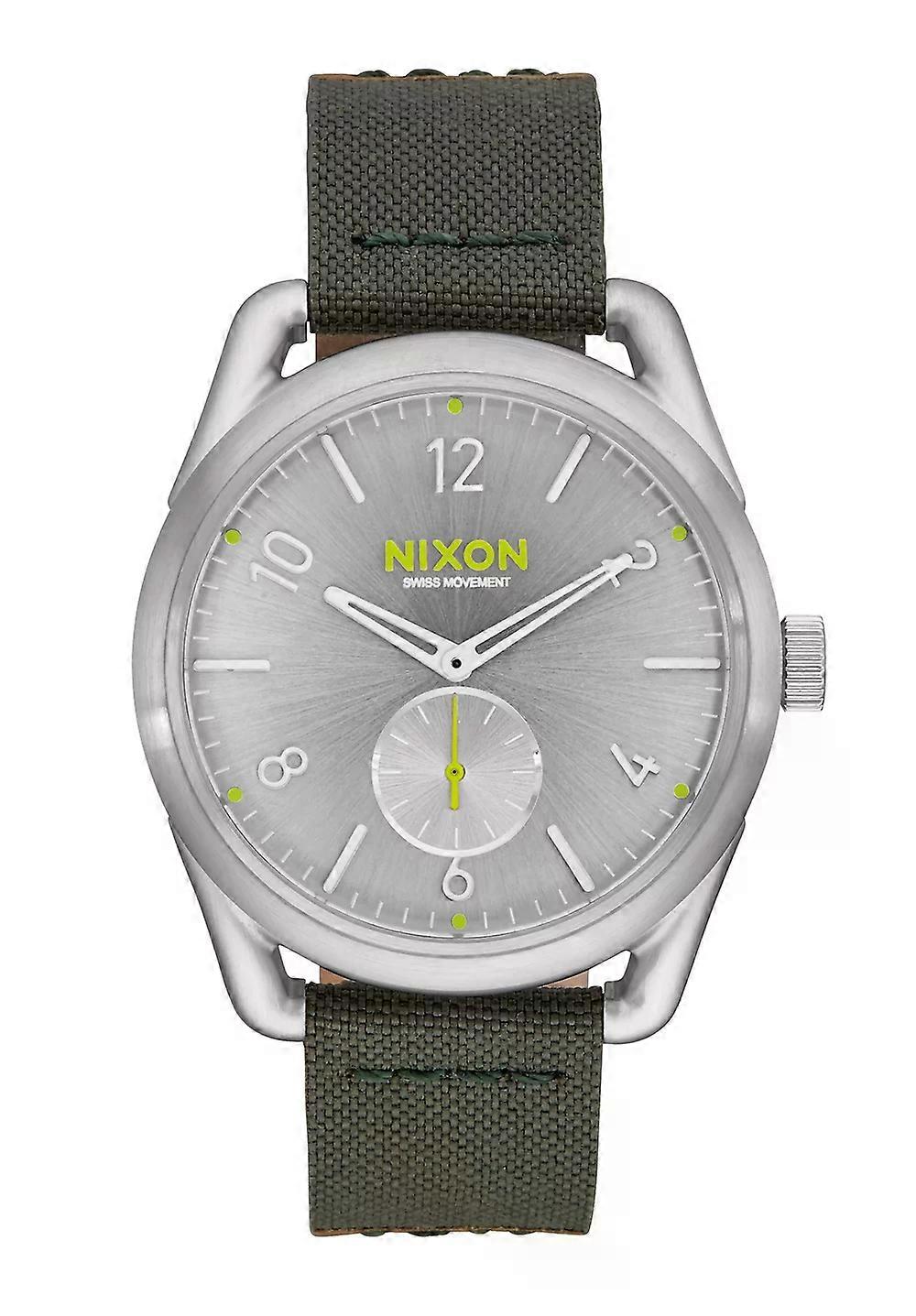 Nixon C39 läder Silver / överskott (A4592232)
