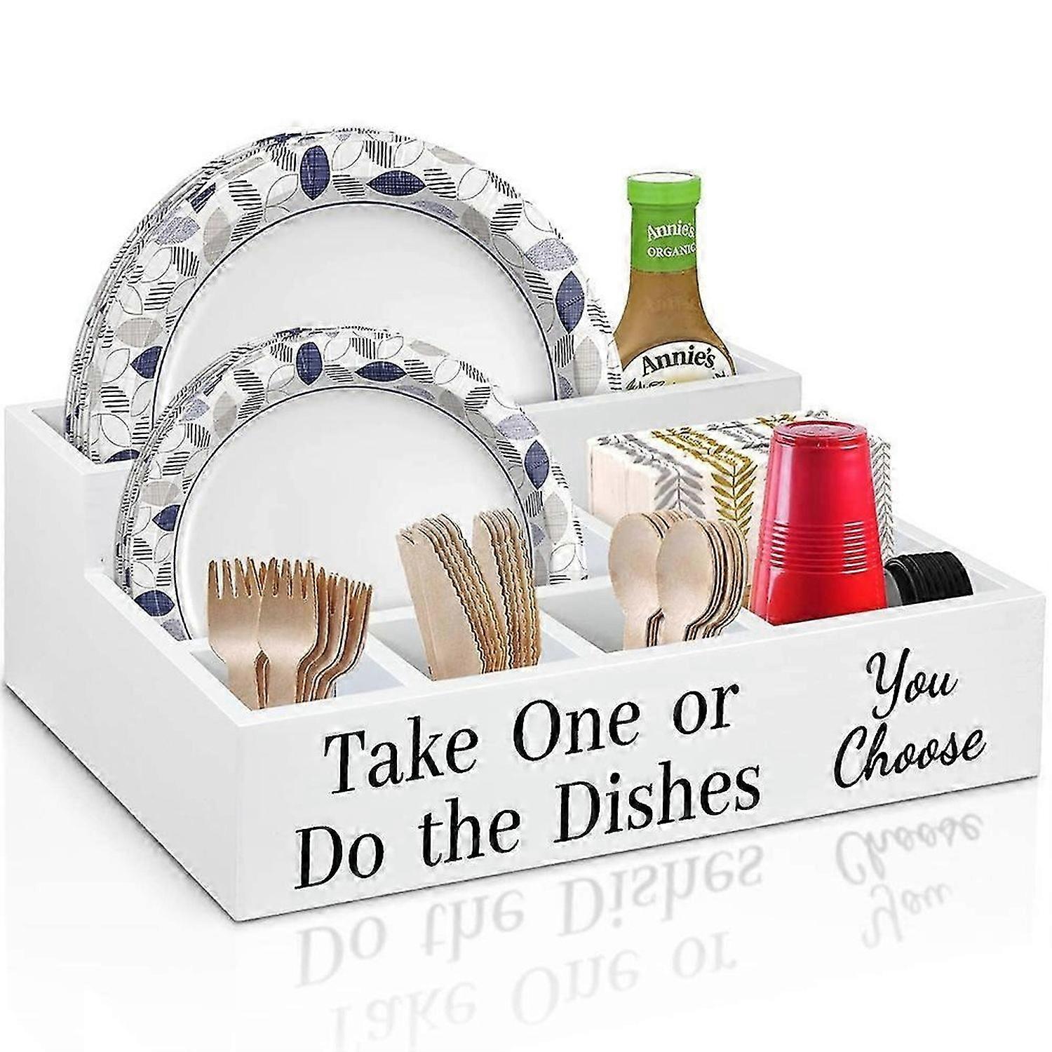 Paper Plate Holders for Kitchen Counter