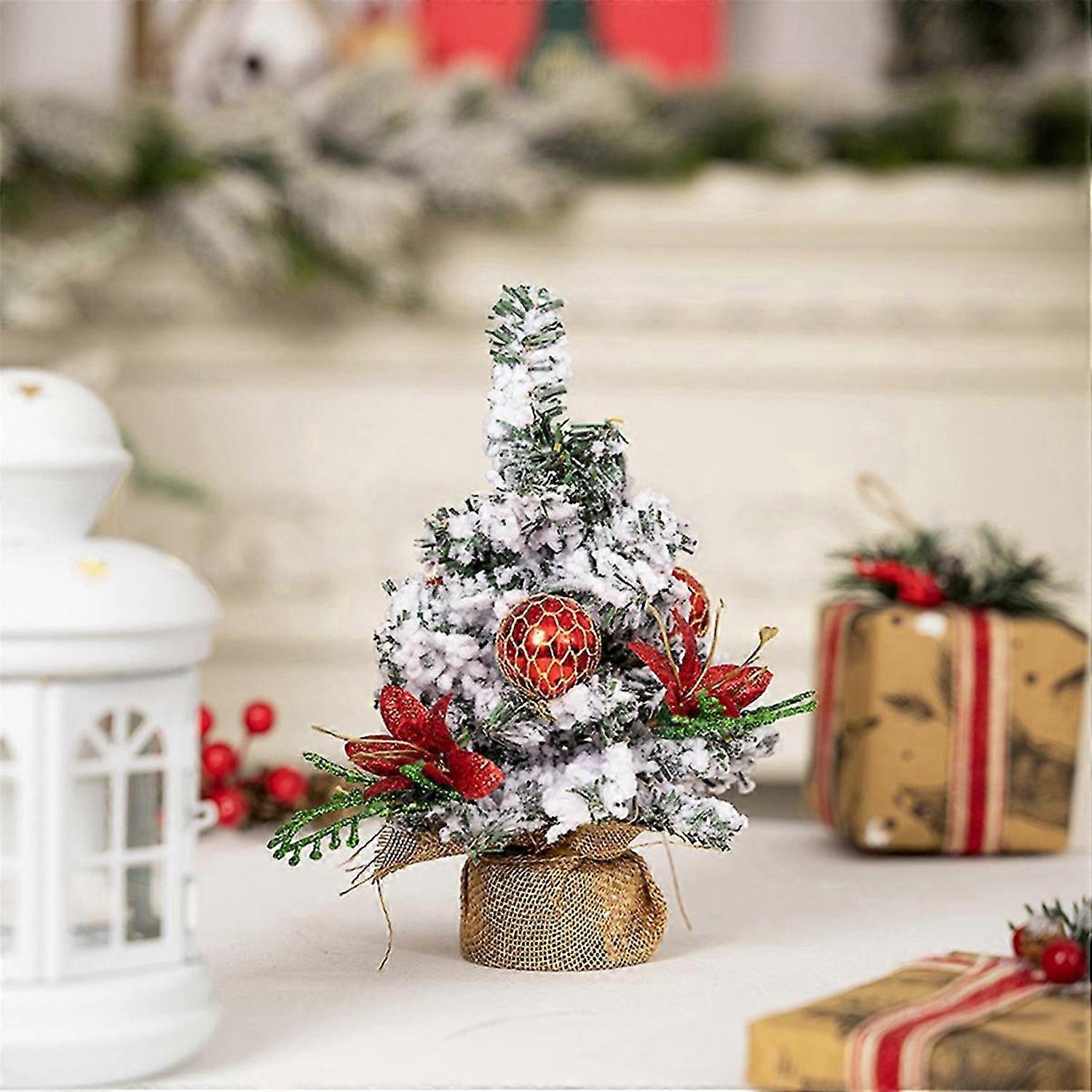 Artificial Mini Christmas Tree Tabletop Small Pine Xmas Tree Decor